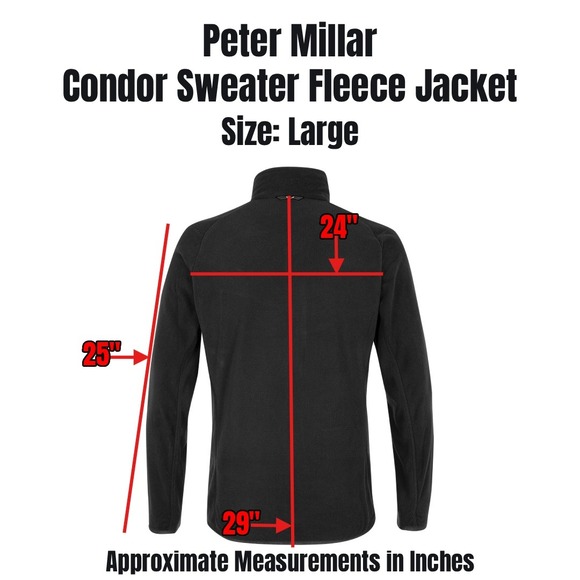 Peter Millar Condor Sweater Fleece Jacket Mens Large Gray Crown Sport Full Zip - Picture 2 of 10